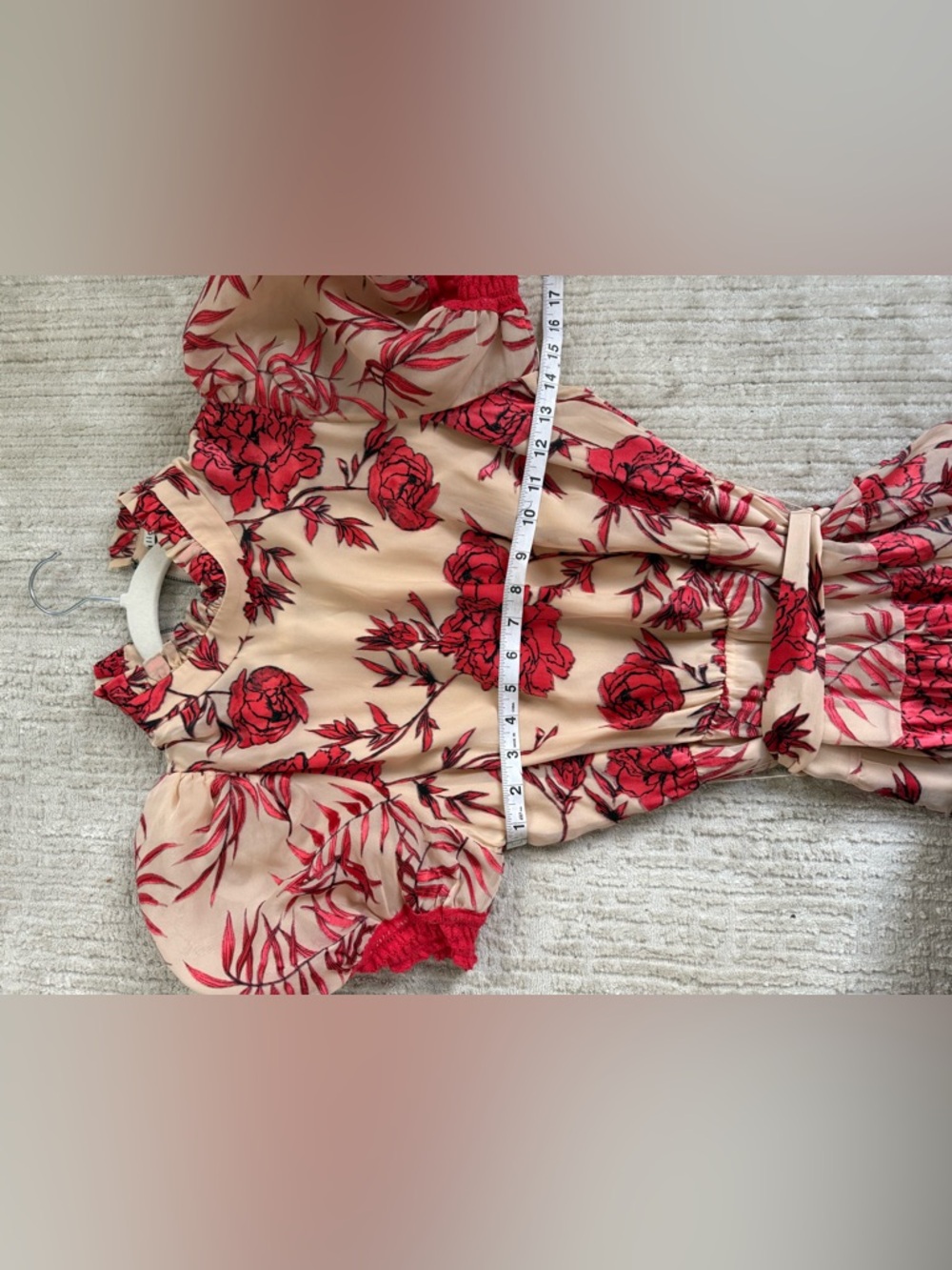 Alice + Olivia Regan Tiered Floral Mini Dress - Picture 6 of 7